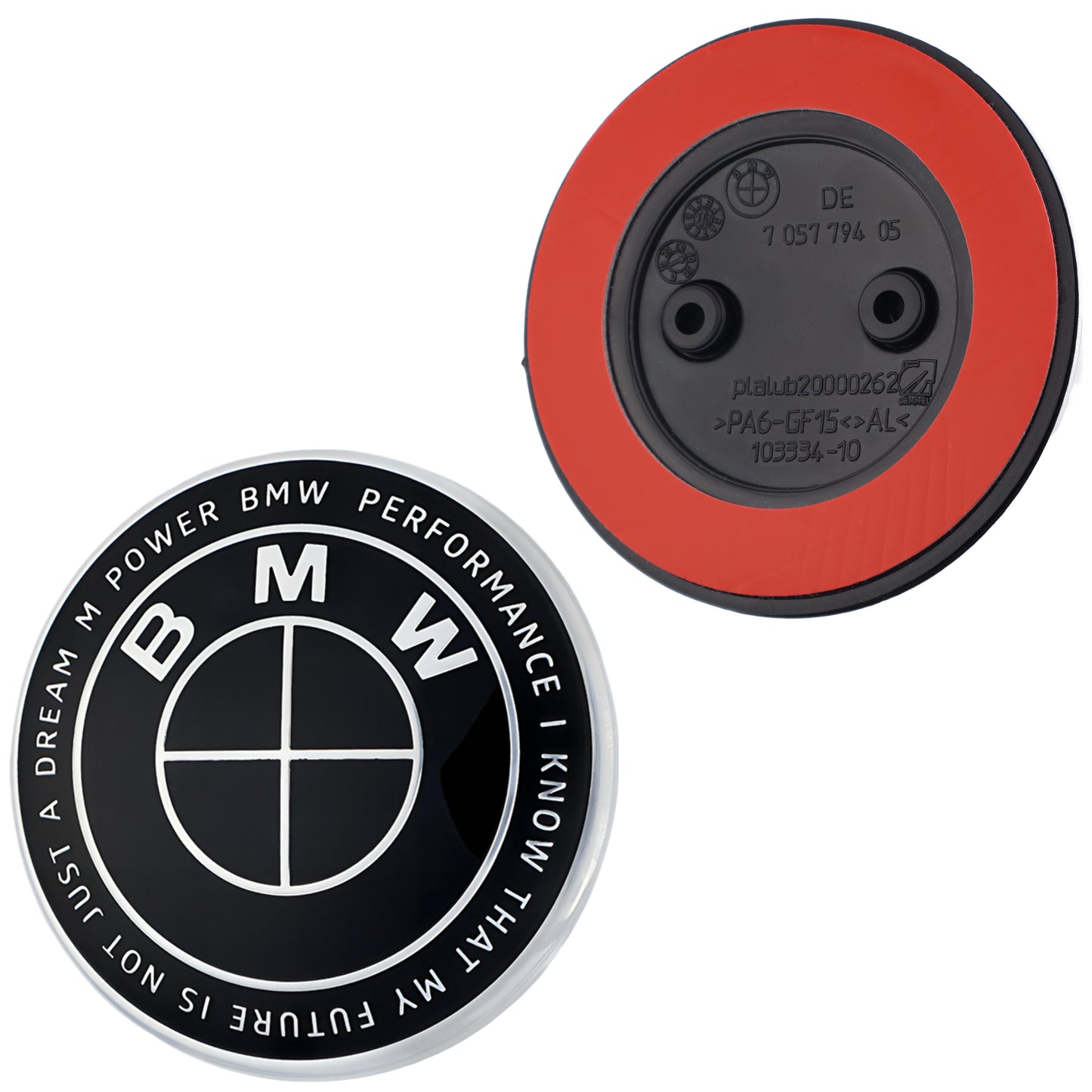 BMW 50th Anniversary Badge | Full Black