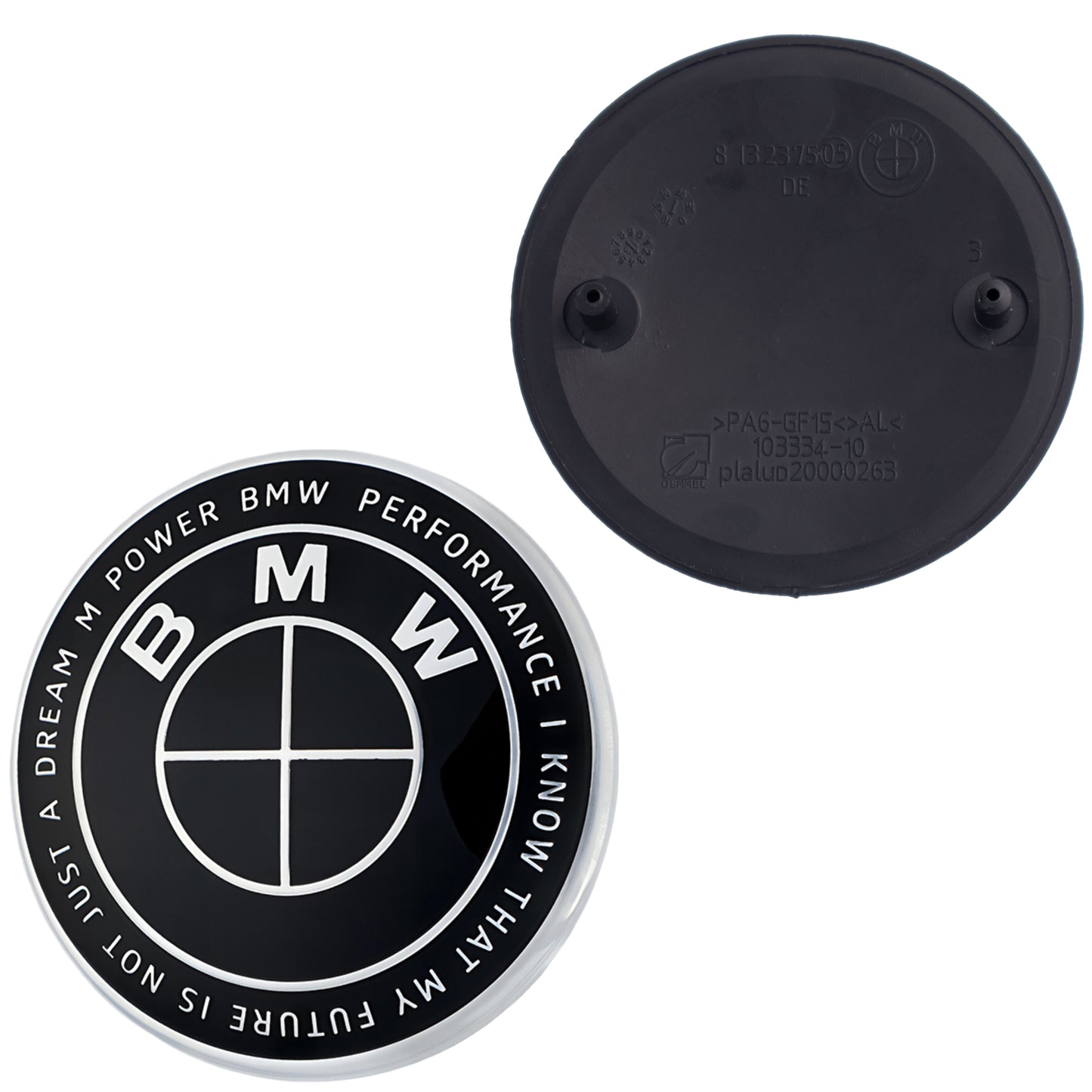 BMW 50th Anniversary Badge | Full Black