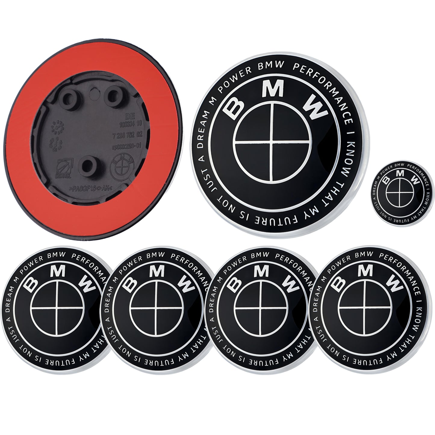 BMW 50th Anniversary Badge | Full Black