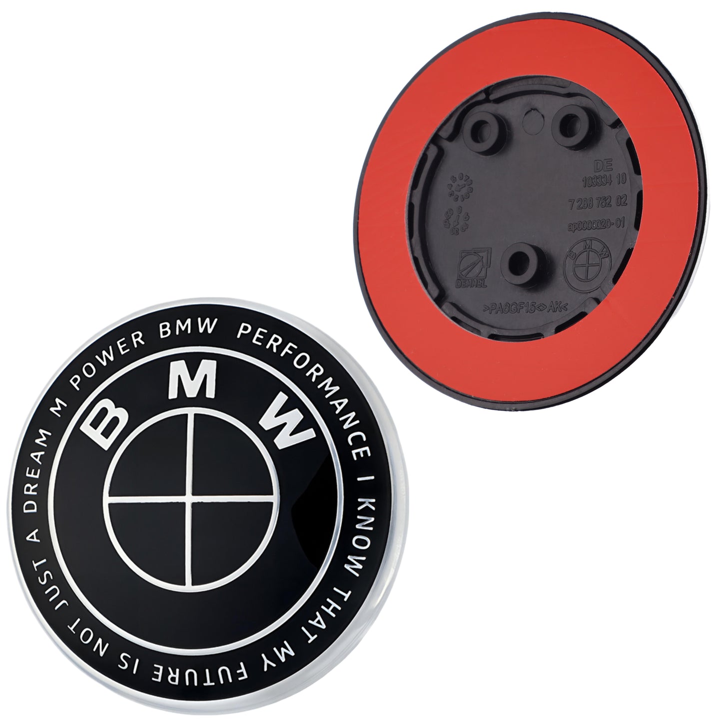 BMW 50th Anniversary Badge | Full Black