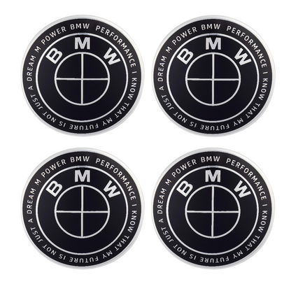 BMW 50th Anniversary Badge | Full Black