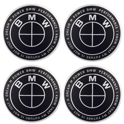 BMW 50th Anniversary Badge | Full Black
