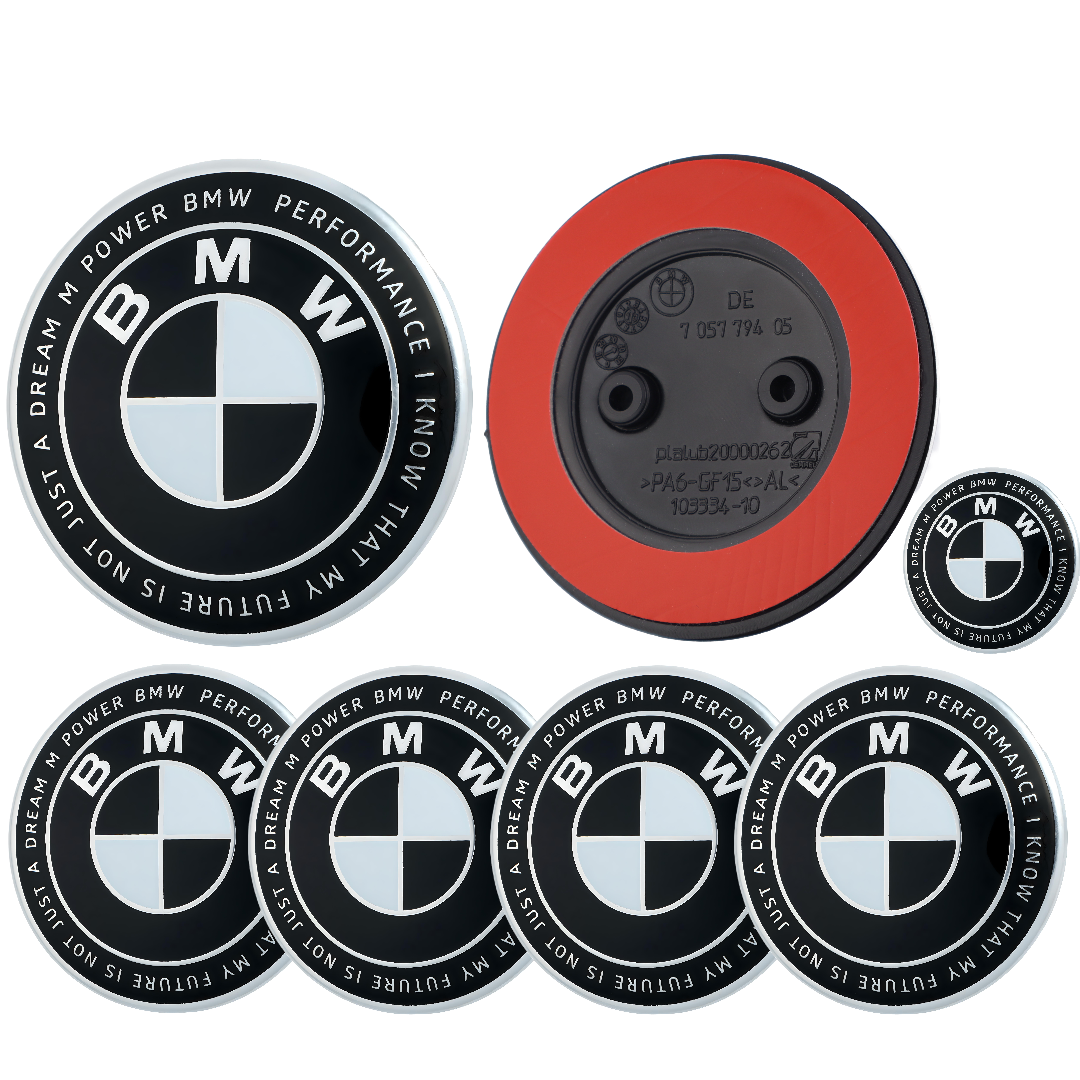 BMW 50th Anniversary Badge | Black & White