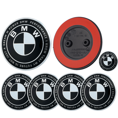 BMW 50th Anniversary Badge | Black & White