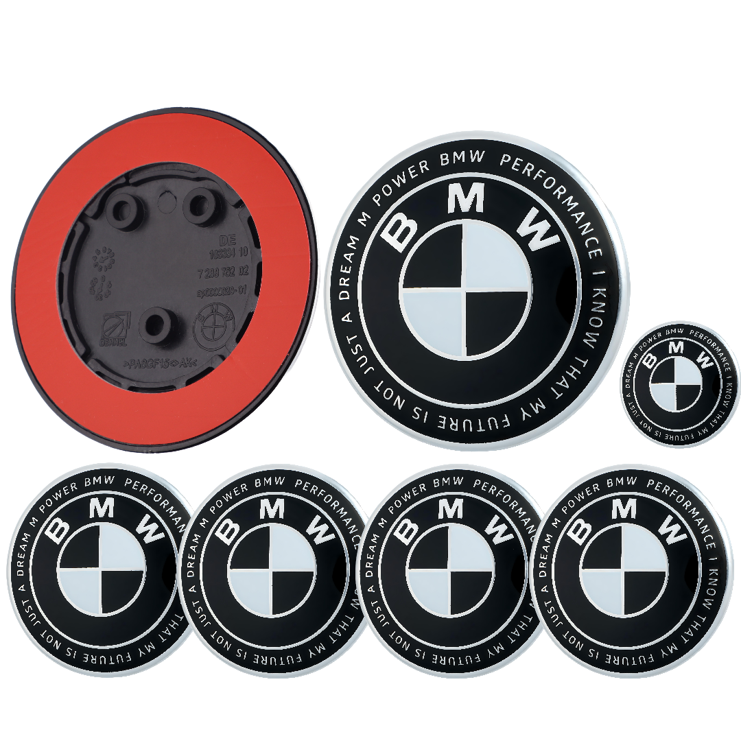 BMW 50th Anniversary Badge | Black & White