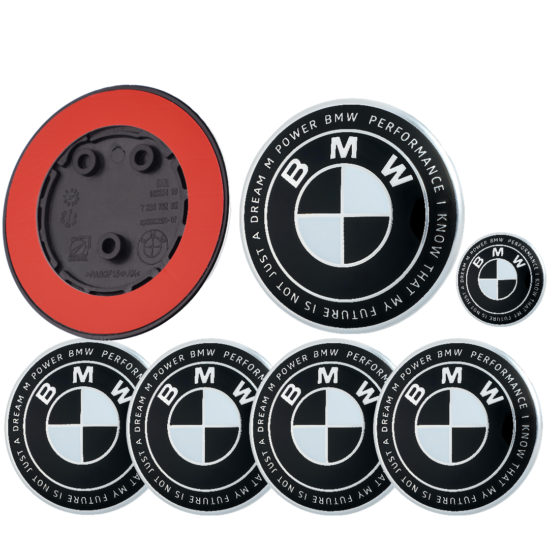 BMW 50th Anniversary Badge | Black & White