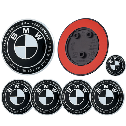 BMW 50th Anniversary Badge | Black & White