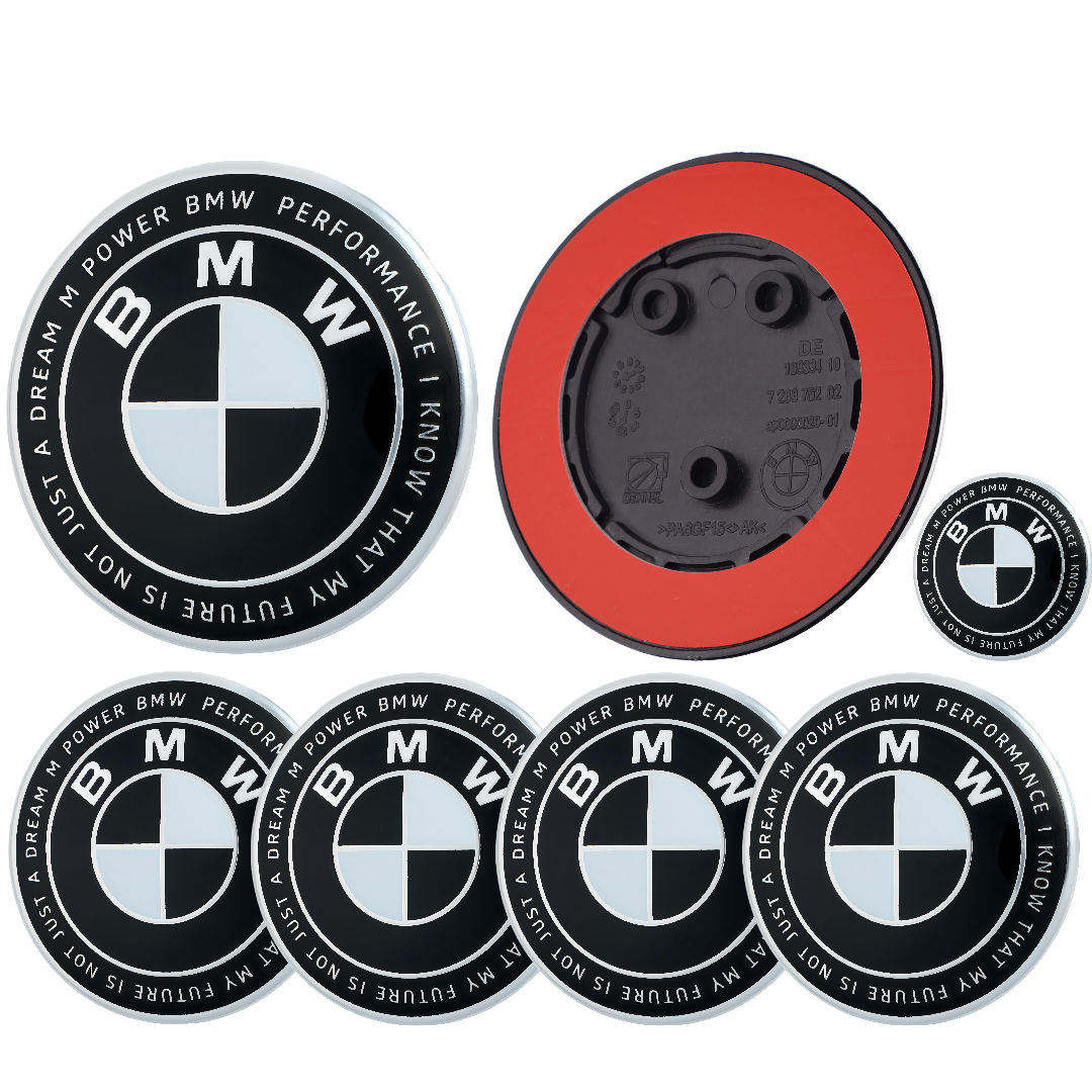 BMW 50th Anniversary Badge | Black & White