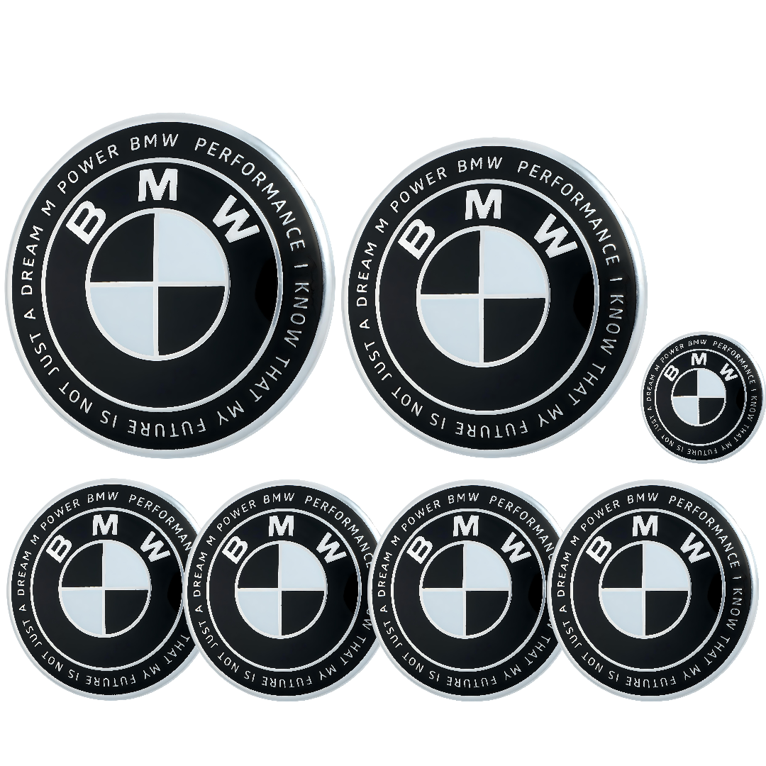 BMW 50th Anniversary Badge | Black & White