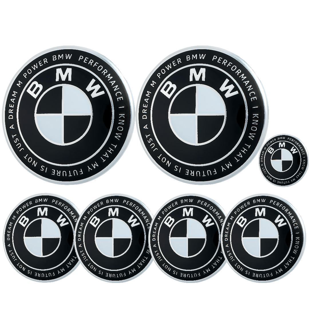 BMW 50th Anniversary Badge | Black & White