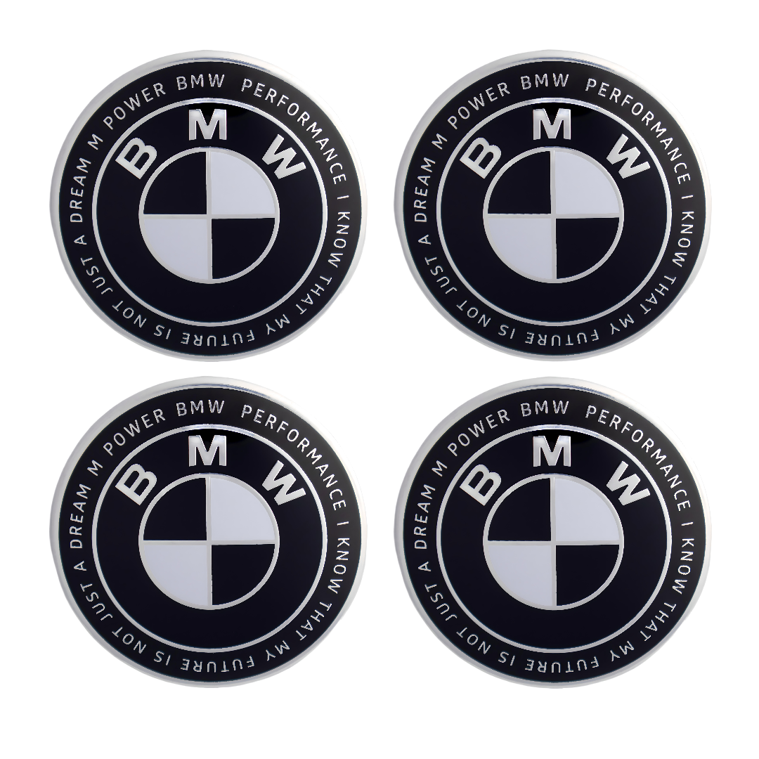 BMW 50th Anniversary Badge | Black & White