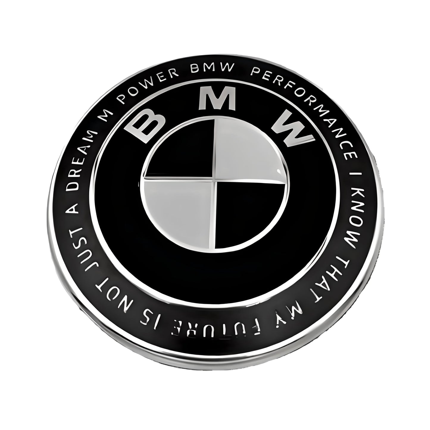 BMW 50th Anniversary Badge | Black & White - The Beamer Shop