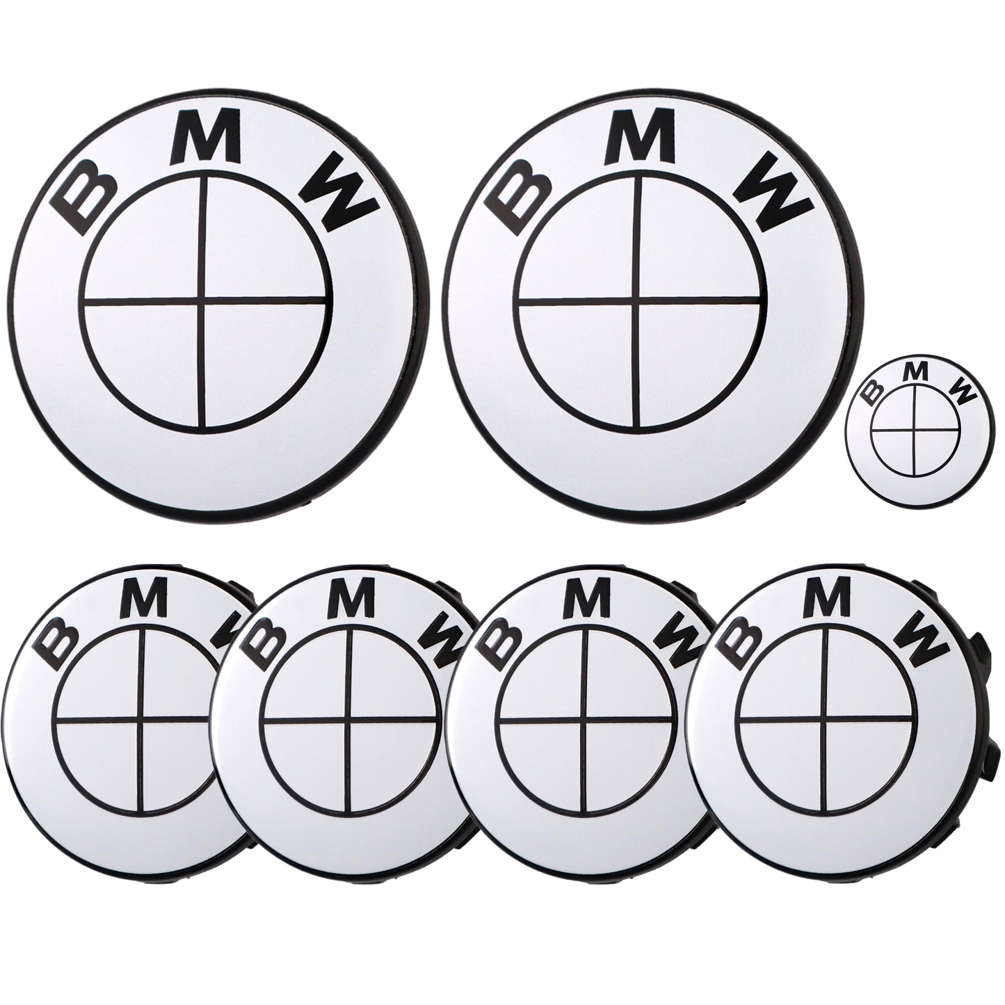 BMW Badge | Gloss White