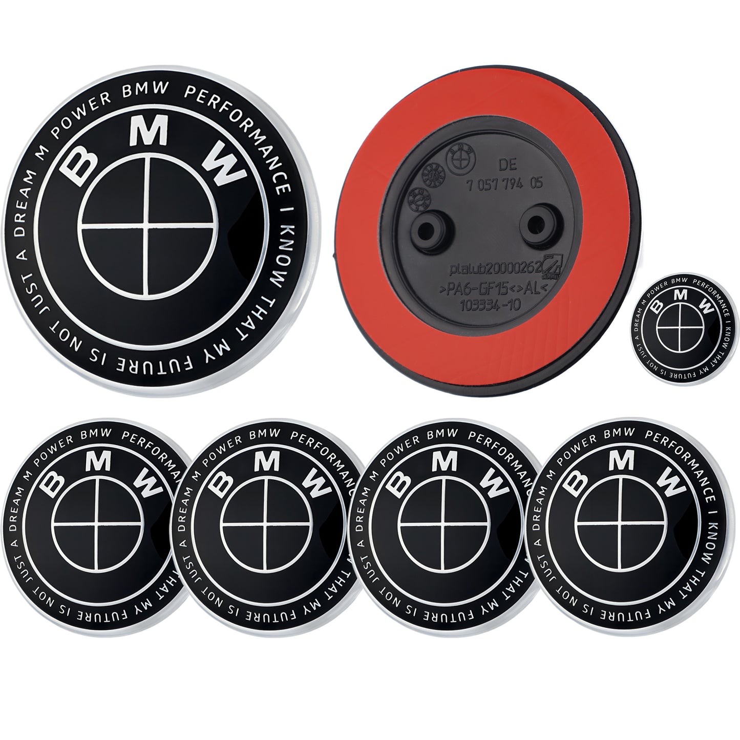 BMW 50th Anniversary Badge | Full Black