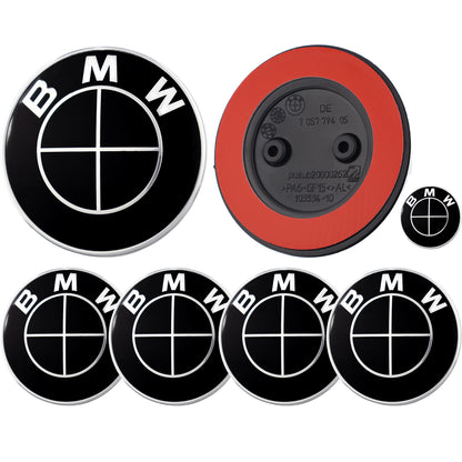 BMW Emblem | Voll Schwarz