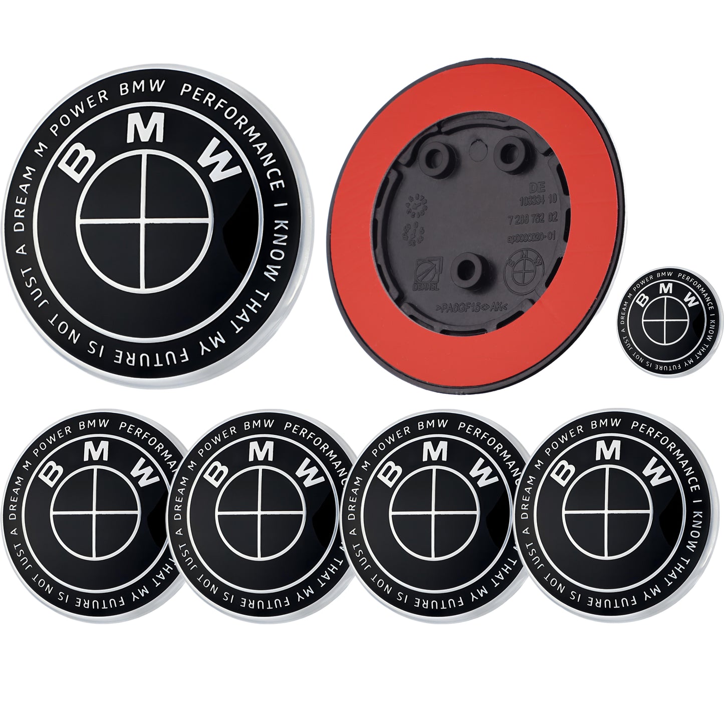 BMW 50th Anniversary Badge | Full Black