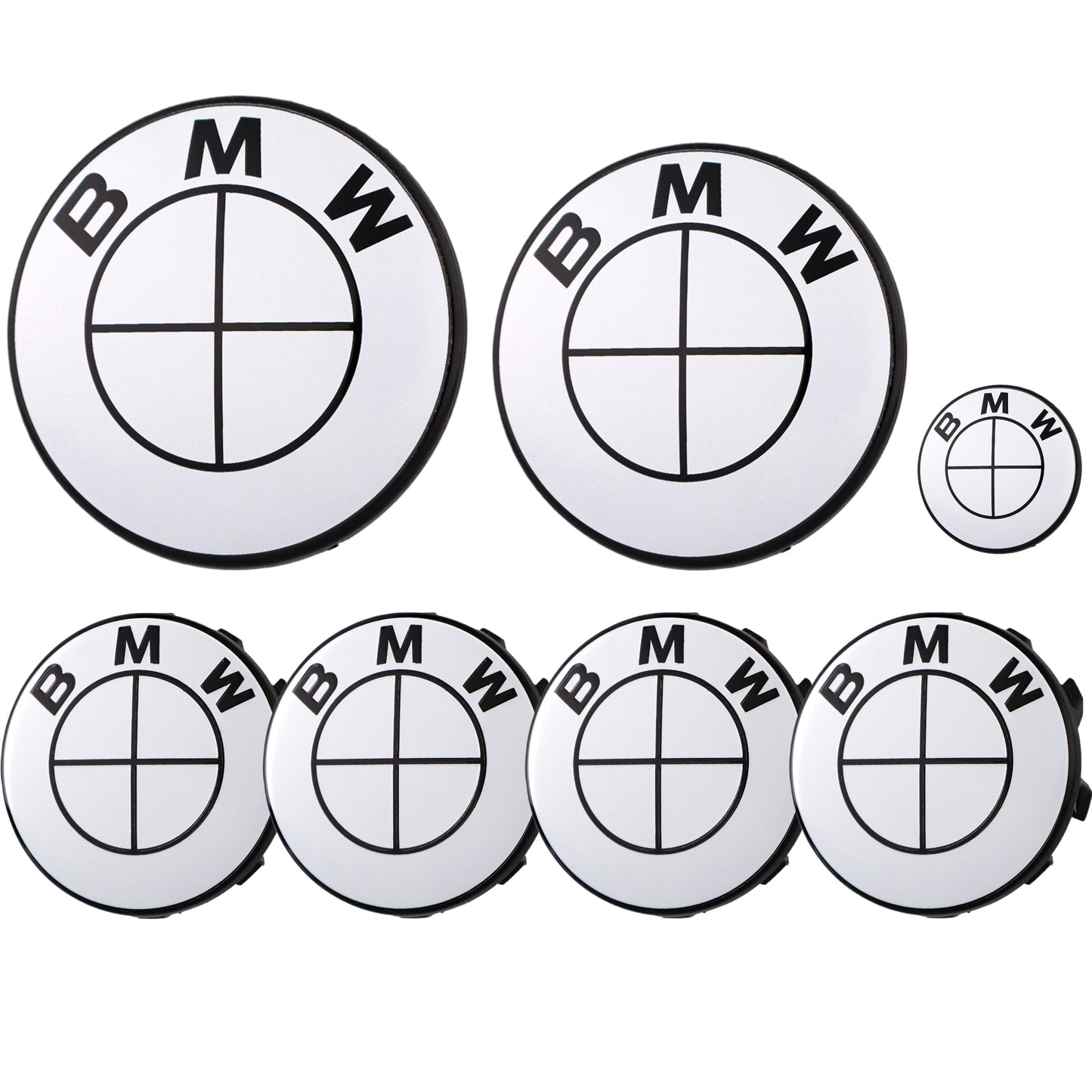 BMW Badge | Gloss White