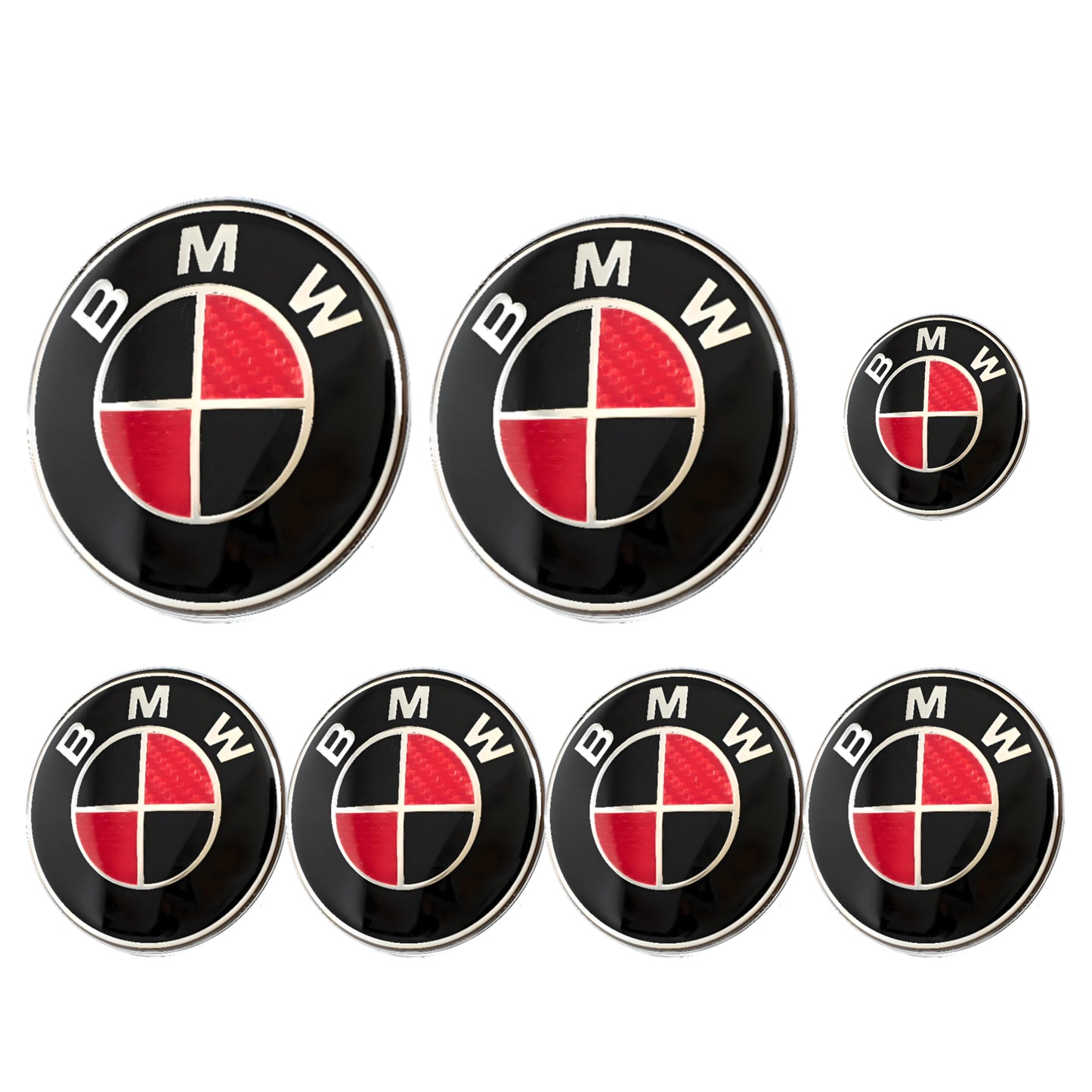 BMW Badge | Red & Black