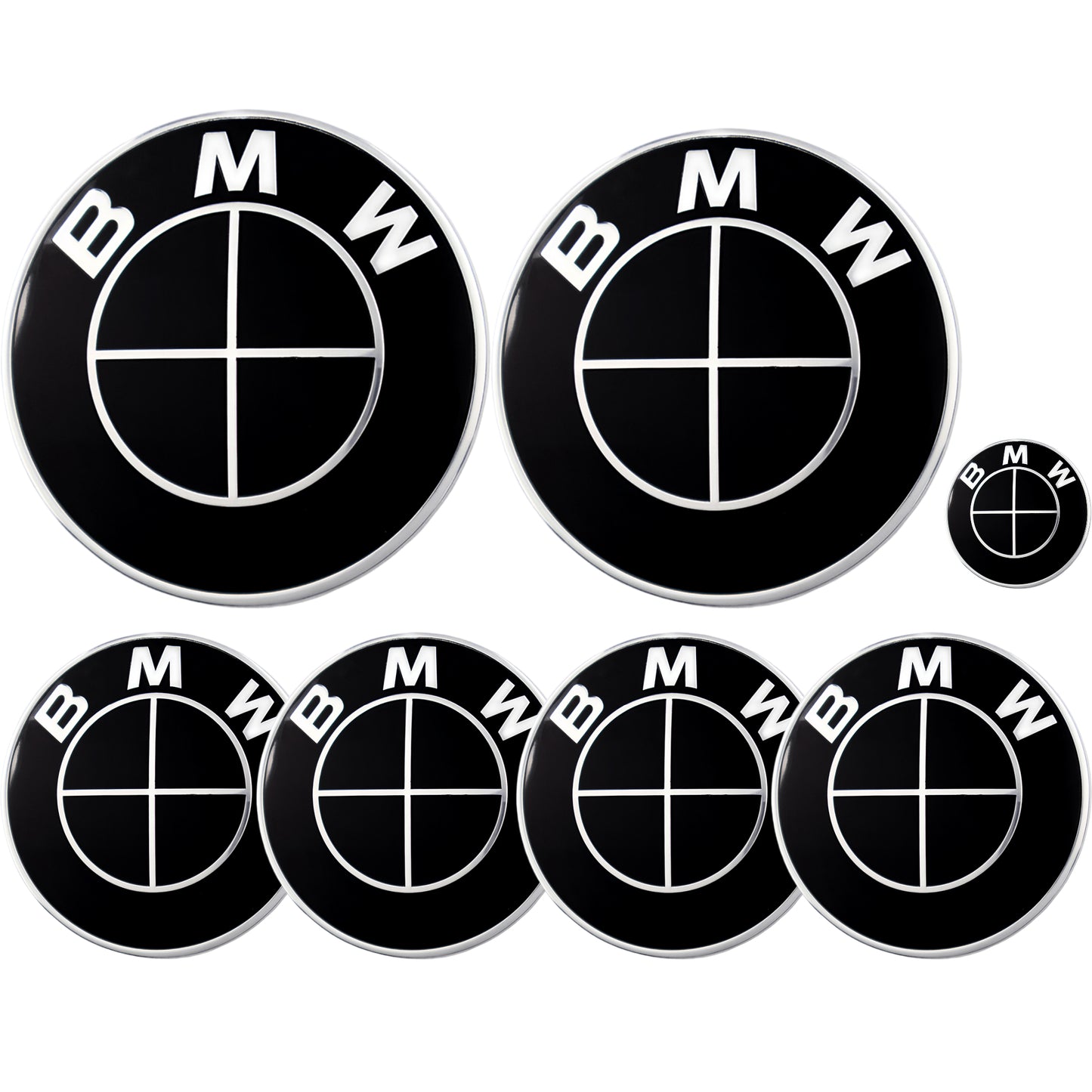 BMW Emblem | Voll Schwarz