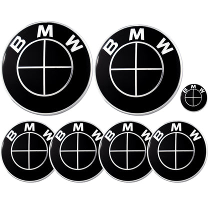 BMW Emblem | Voll Schwarz
