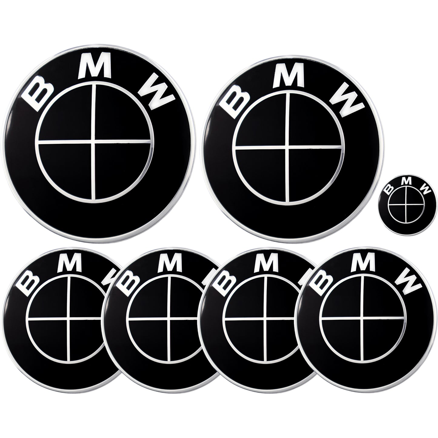 BMW Emblem | Voll Schwarz