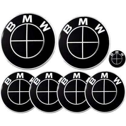 BMW Emblem | Voll Schwarz