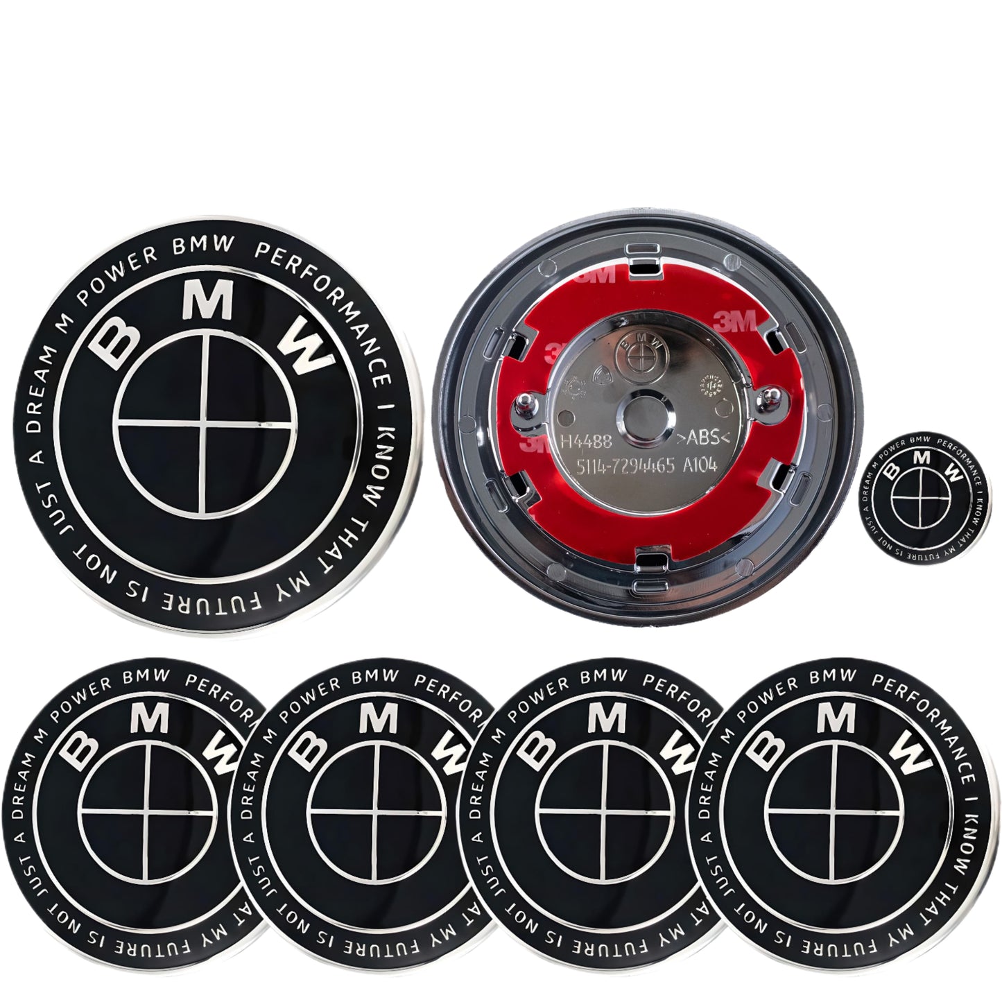 BMW 50th Anniversary Badge | Full Black