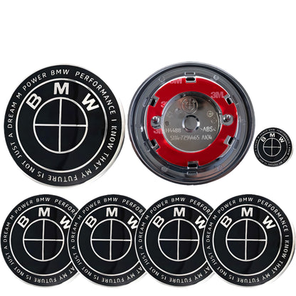 BMW 50th Anniversary Badge | Full Black