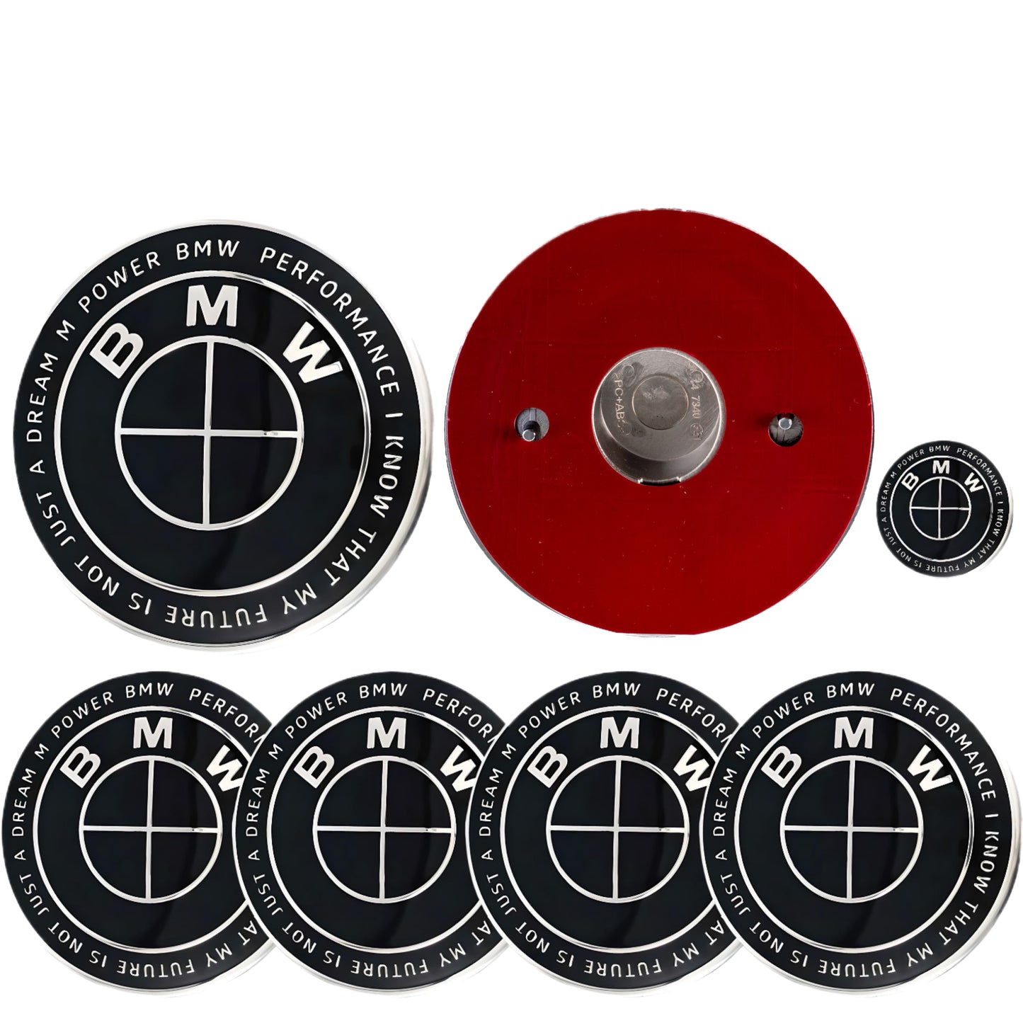 BMW 50th Anniversary Badge | Full Black