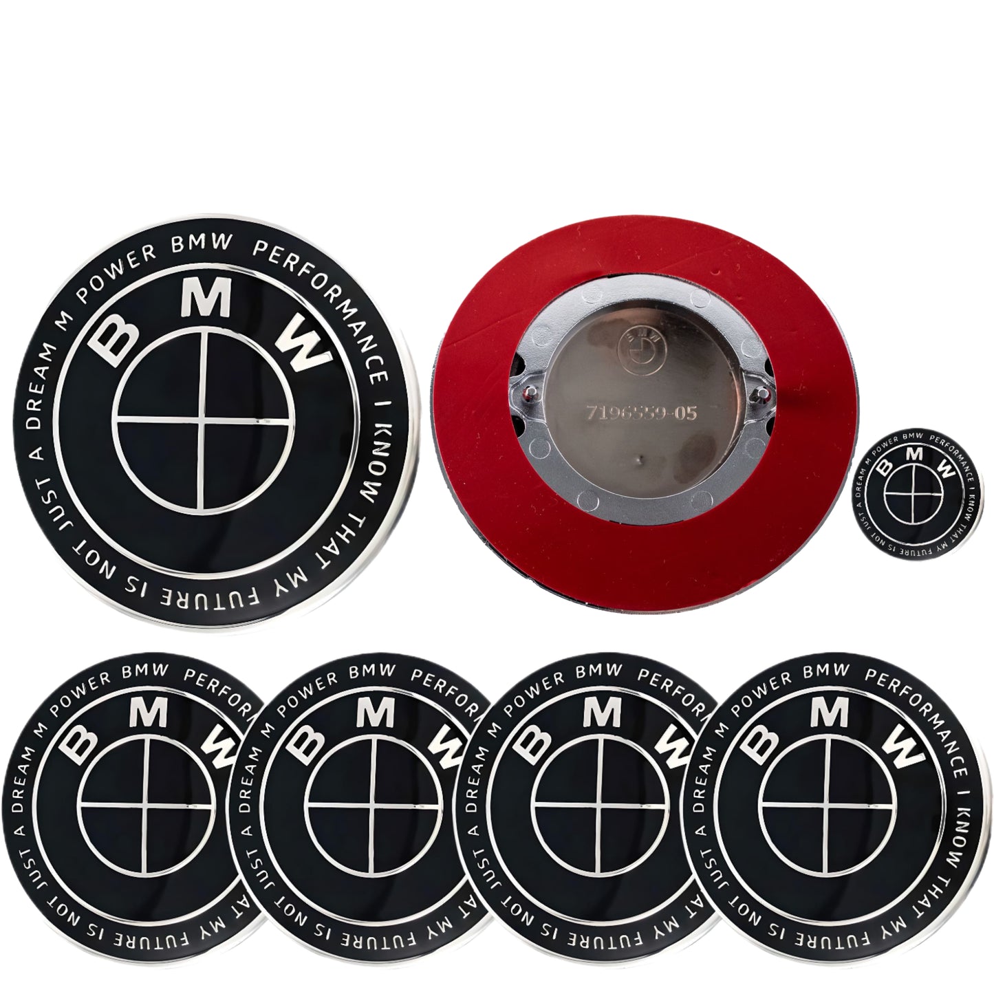 BMW 50th Anniversary Badge | Full Black
