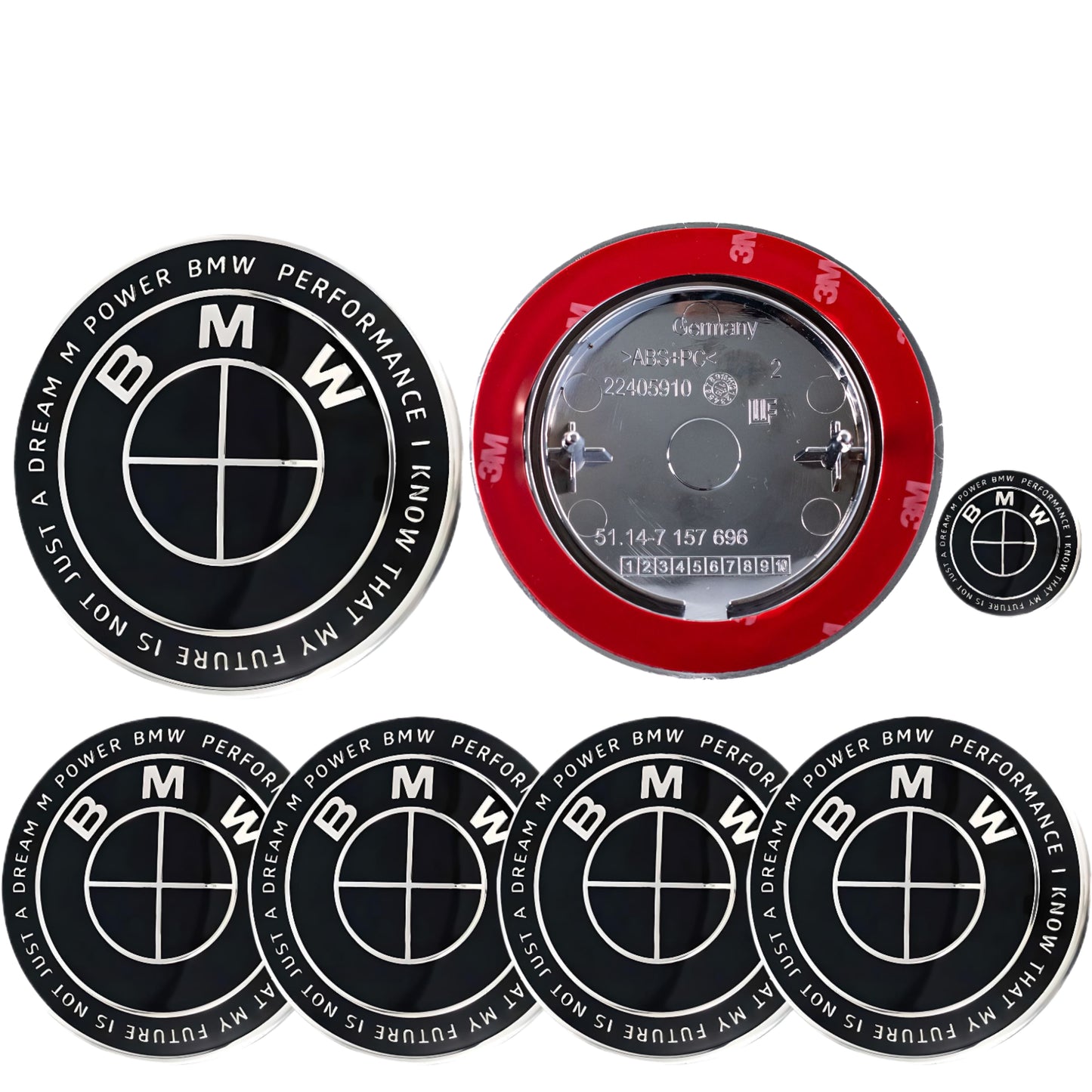 BMW 50th Anniversary Badge | Full Black