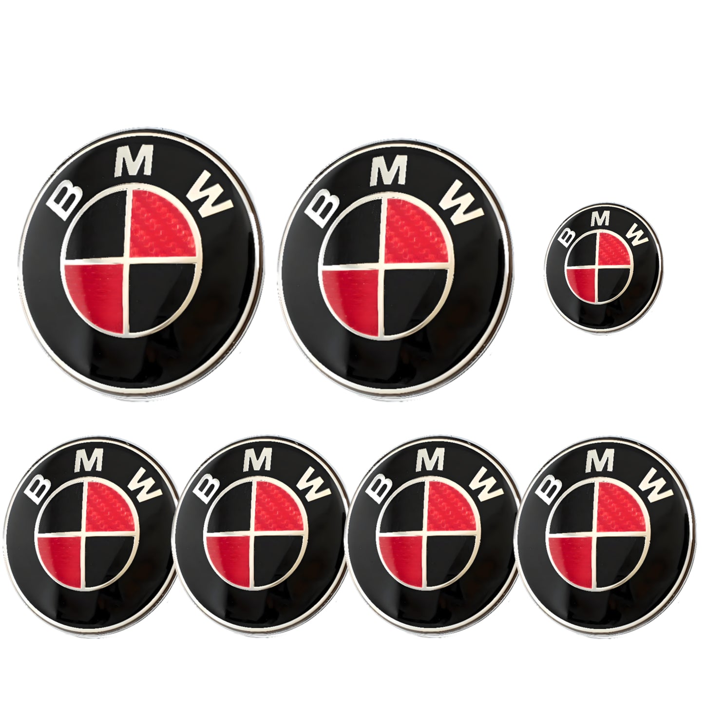 BMW Badge | Red & Black