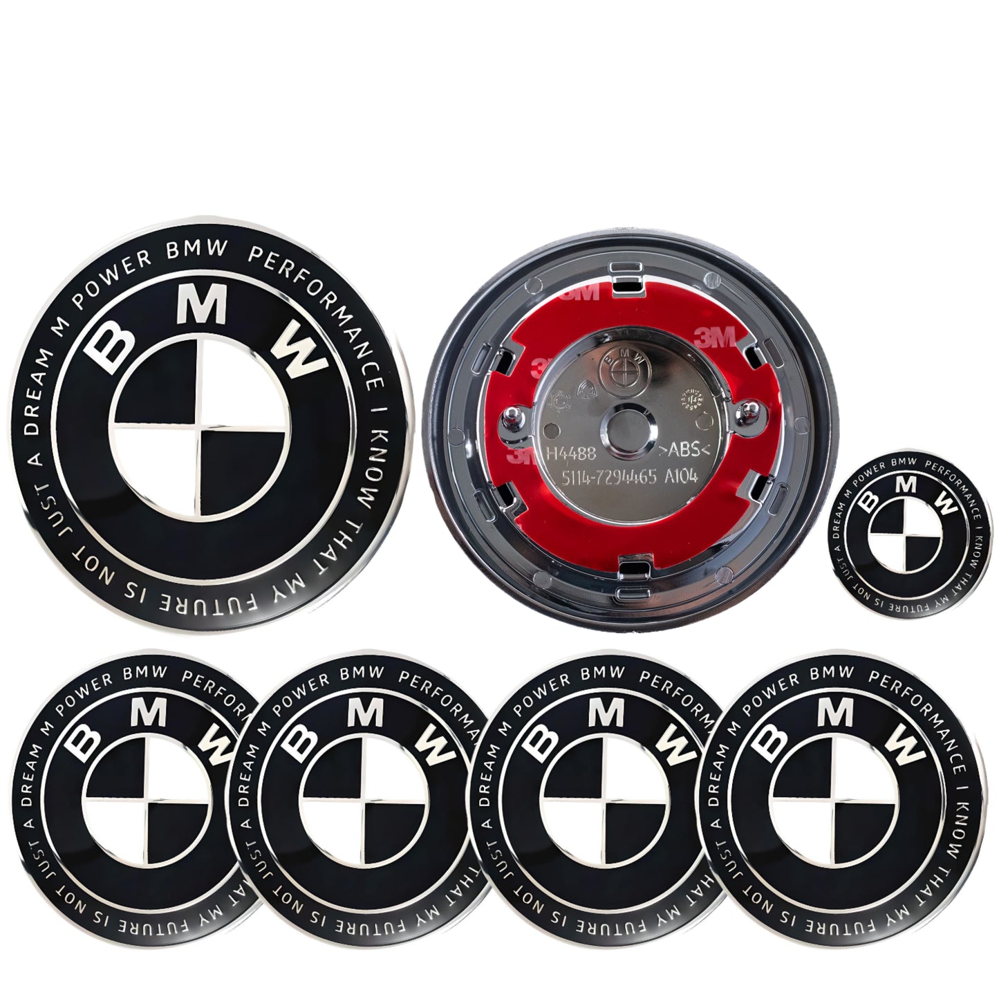 BMW 50th Anniversary Badge | Black & White