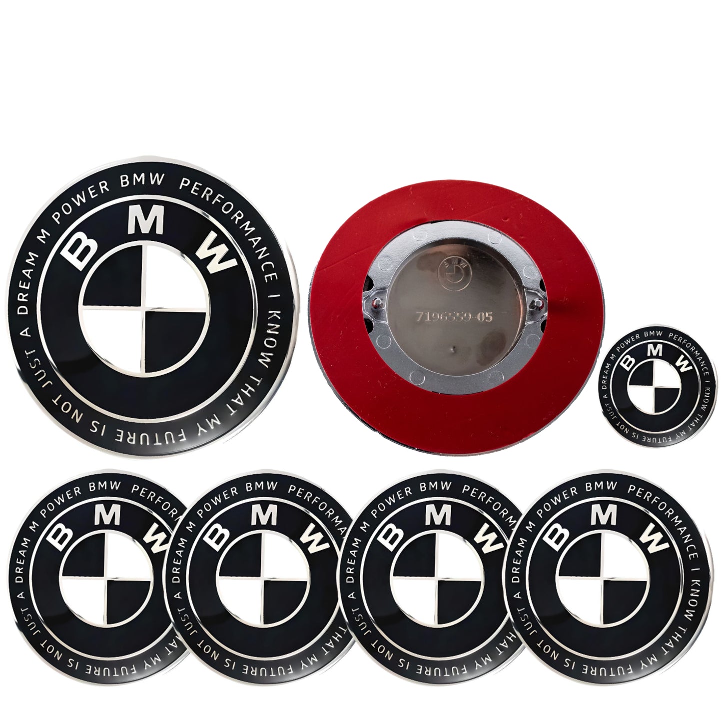 BMW 50th Anniversary Badge | Black & White