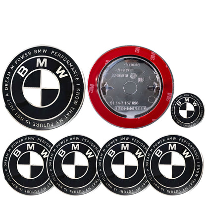 BMW 50th Anniversary Badge | Black & White