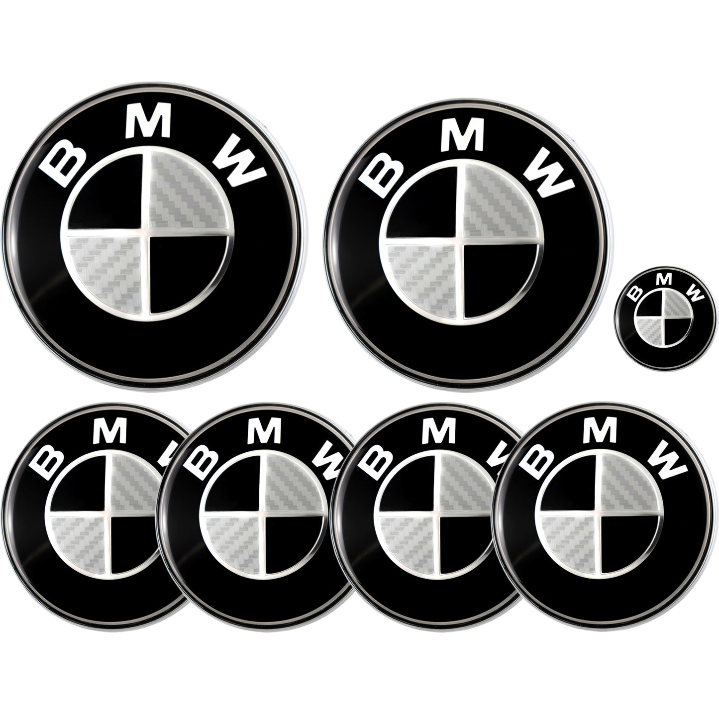BMW Badge | Black & Grey
