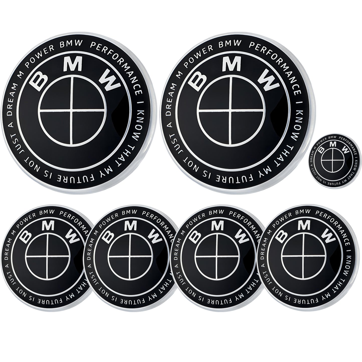 BMW 50th Anniversary Badge | Full Black