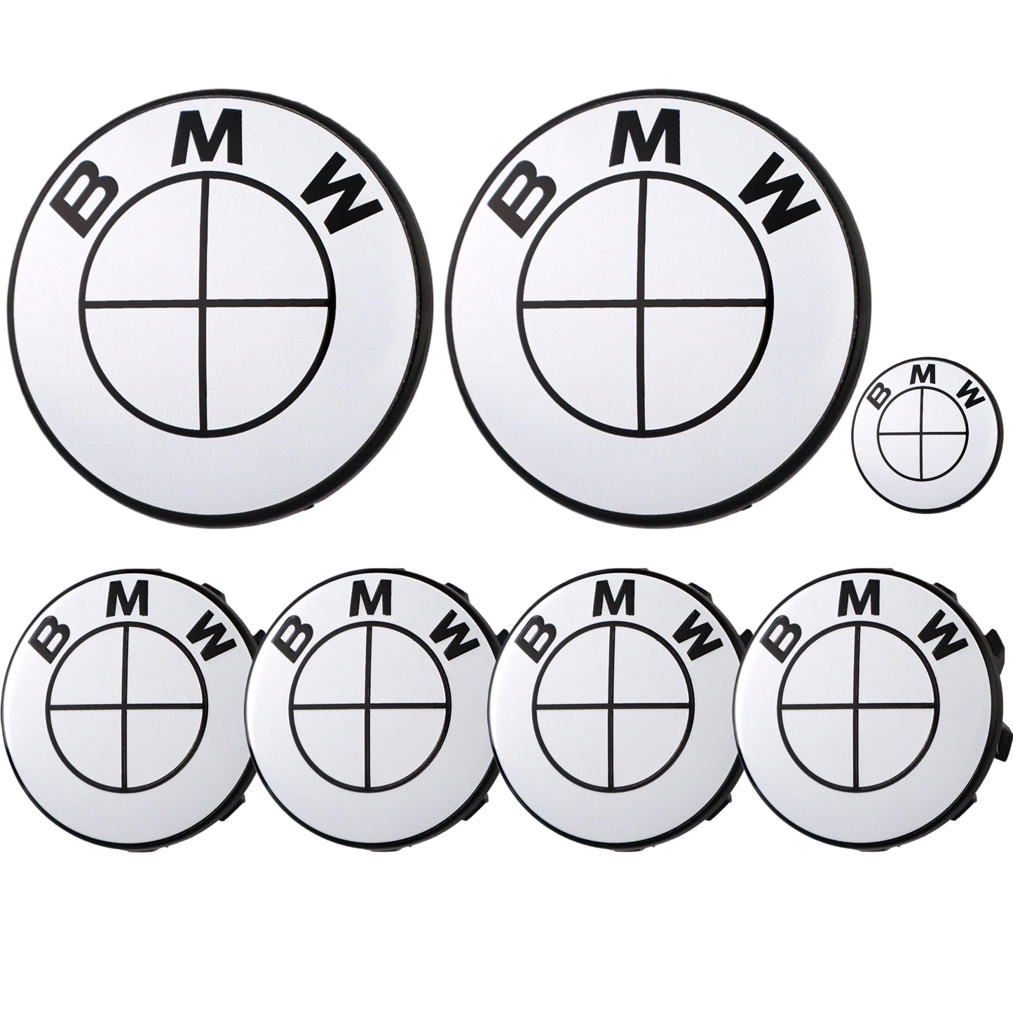 BMW Badge | Gloss White