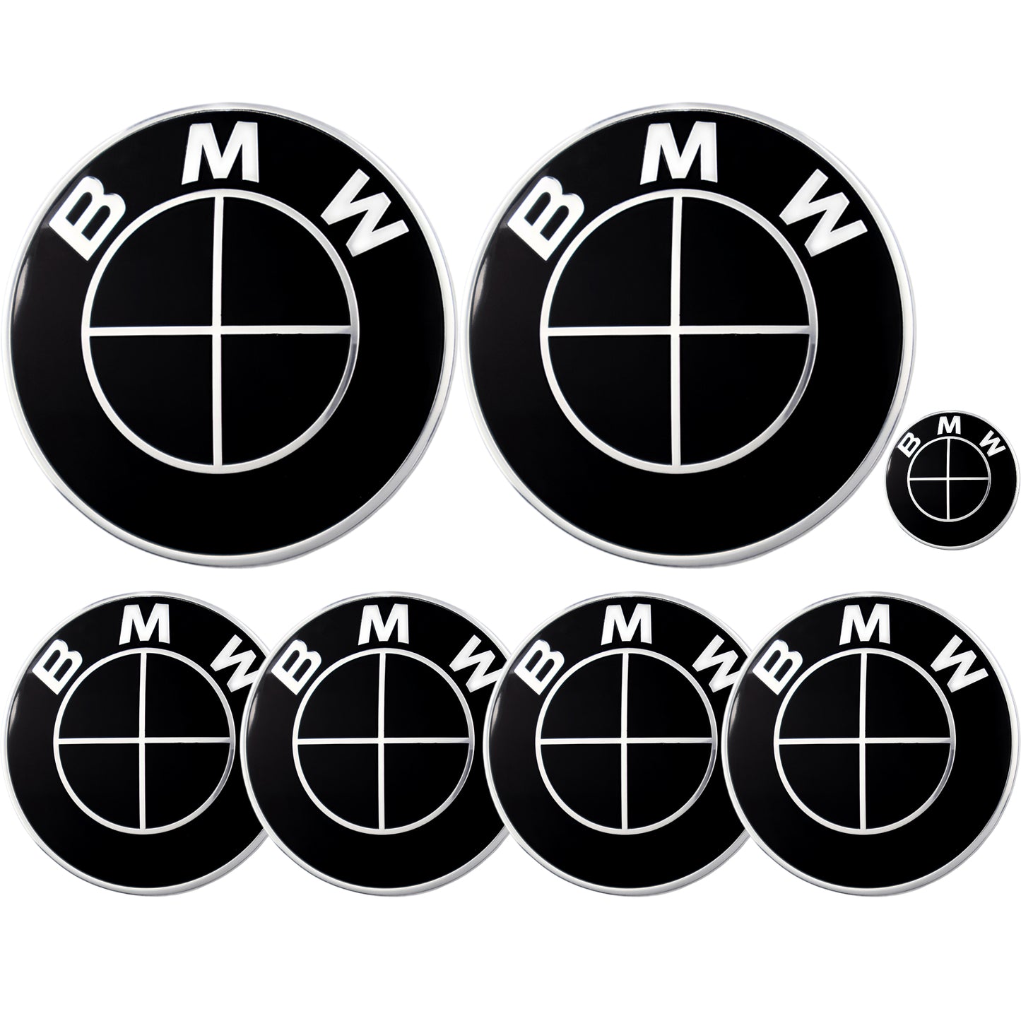 BMW Emblem | Voll Schwarz