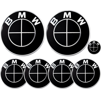 BMW Emblem | Voll Schwarz