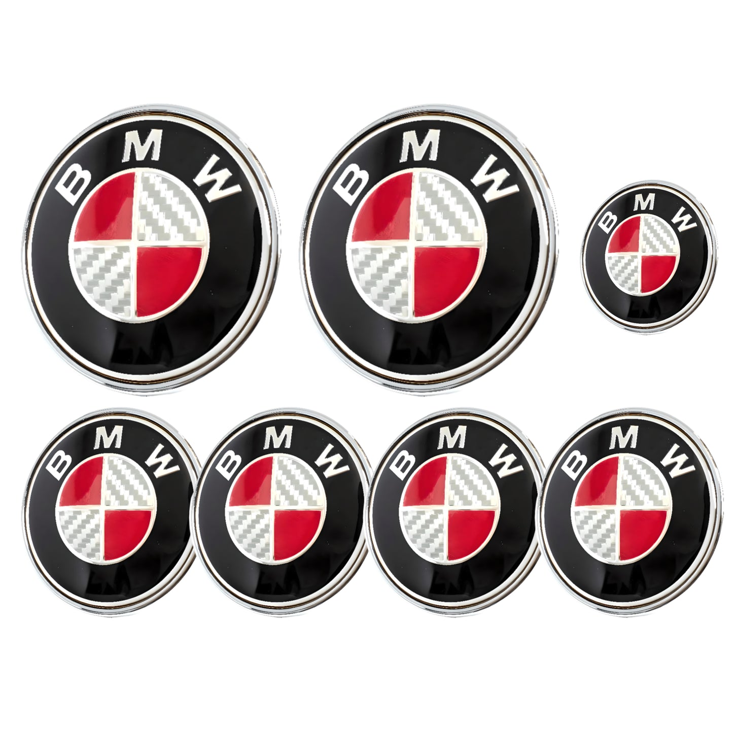 BMW Badge | Red & Grey