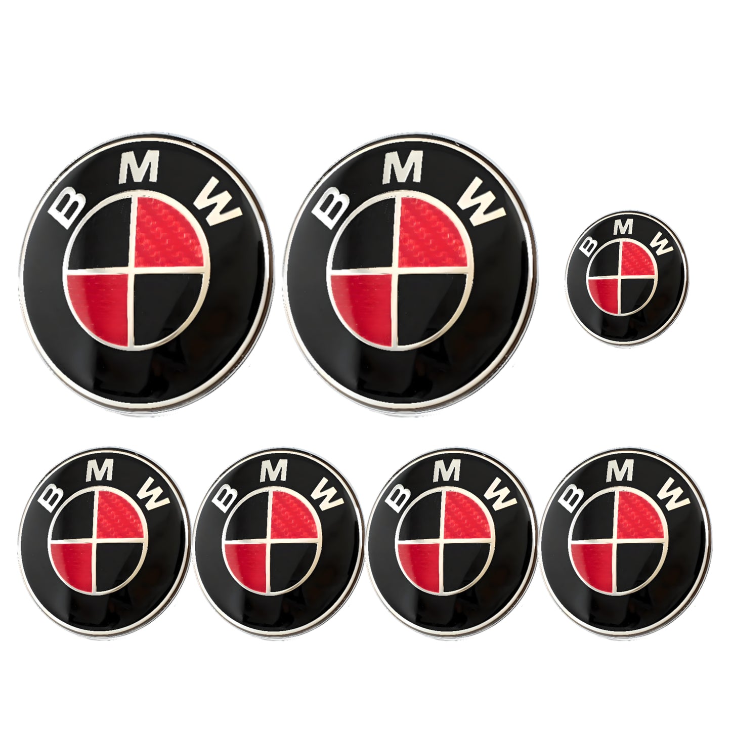 BMW Badge | Red & Black