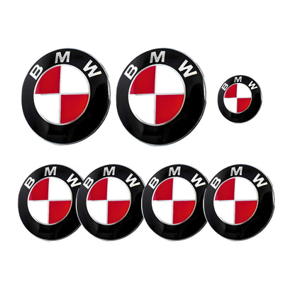 BMW Badge | Red & White