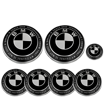 BMW 50th Anniversary Badge | Black & White