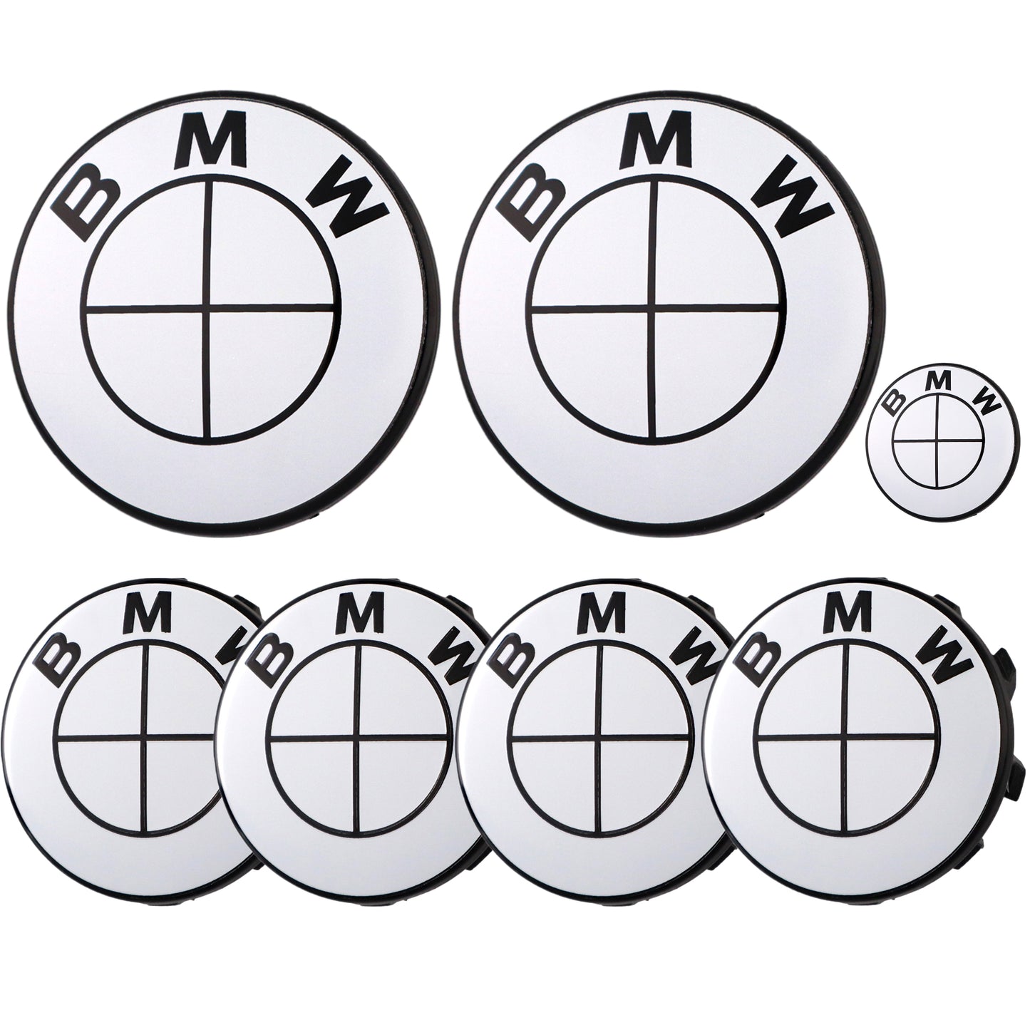 BMW Badge | Gloss White