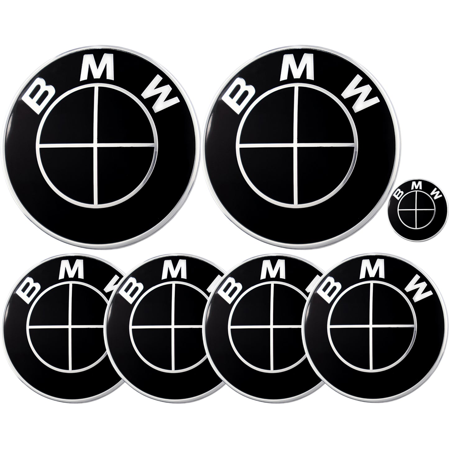 BMW Emblem | Voll Schwarz