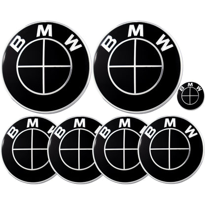 BMW Emblem | Voll Schwarz