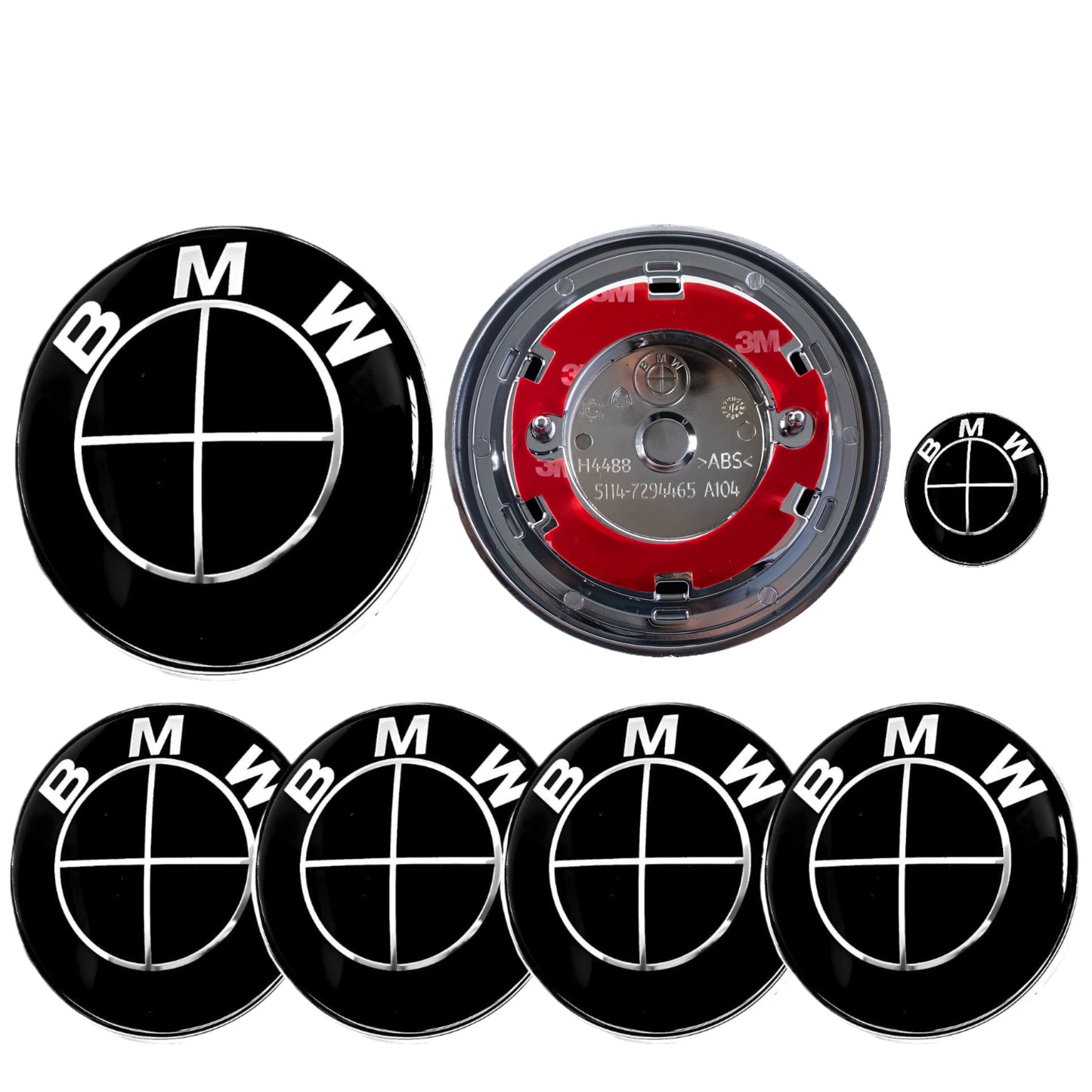 BMW Badge | Full Black