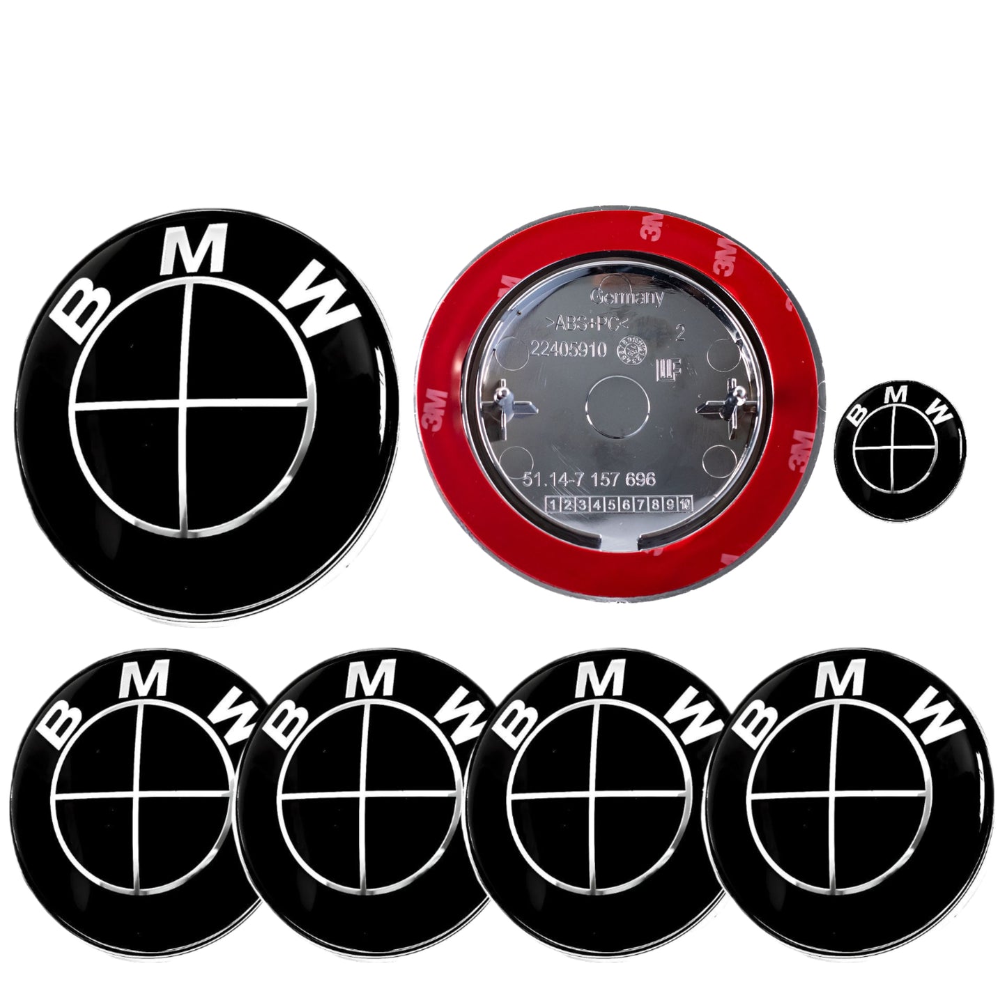 BMW Badge | Full Black