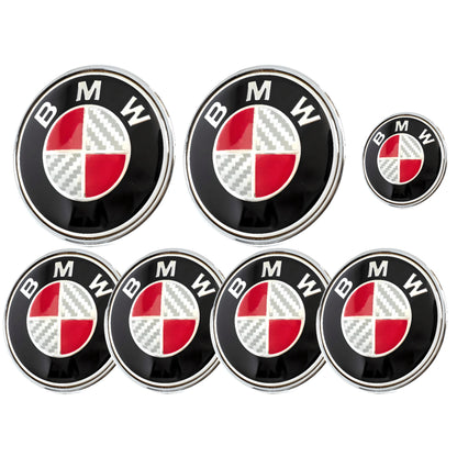 BMW Badge | Red & Grey